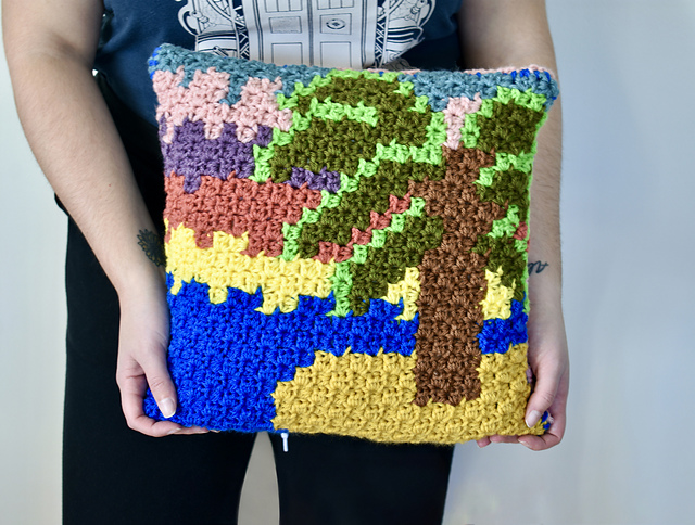 Tropical Island Pillow