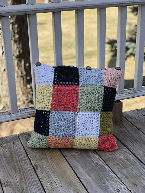 Dainty Little Puffs Pillow Cover