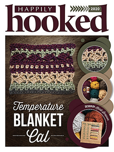 Happily Hooked Temperature Blanket 2020