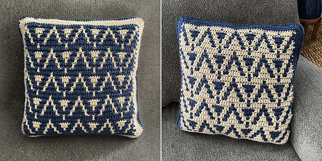 Peaks & Pillars Mosaic Pillow