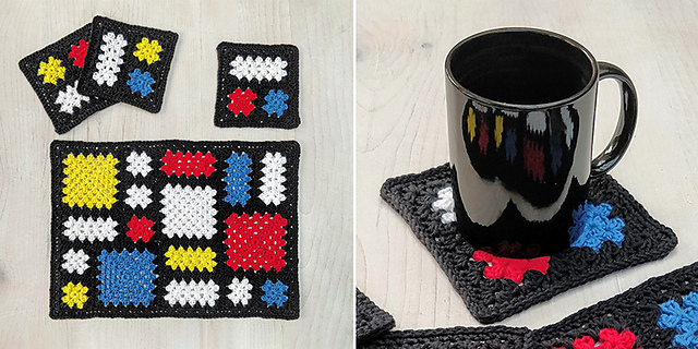 Mondrian Table Setting