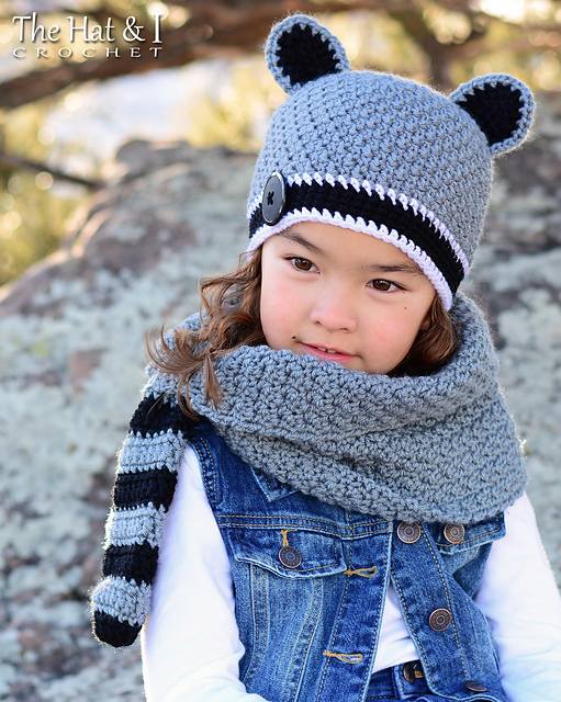 Raccoon Adventures Hat & Cowl