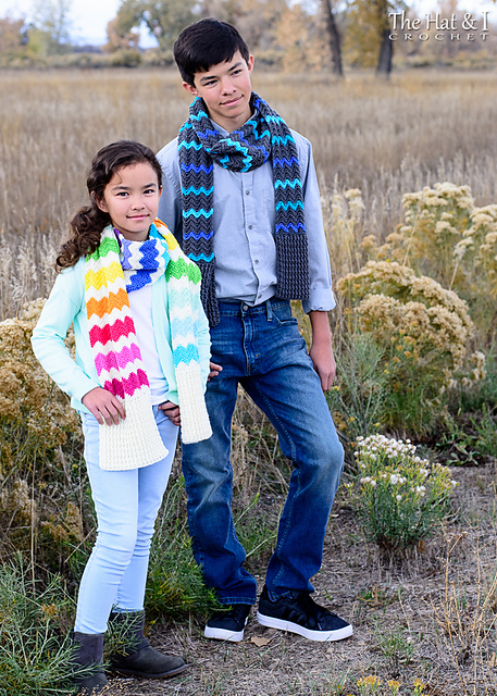 Rise & Shine Chevron Scarf