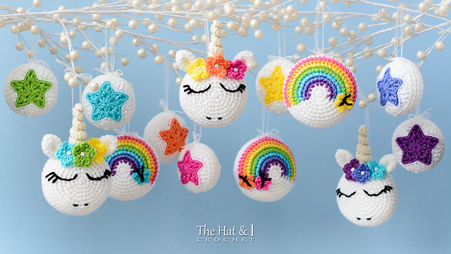 Unicorn Utopia Ornaments