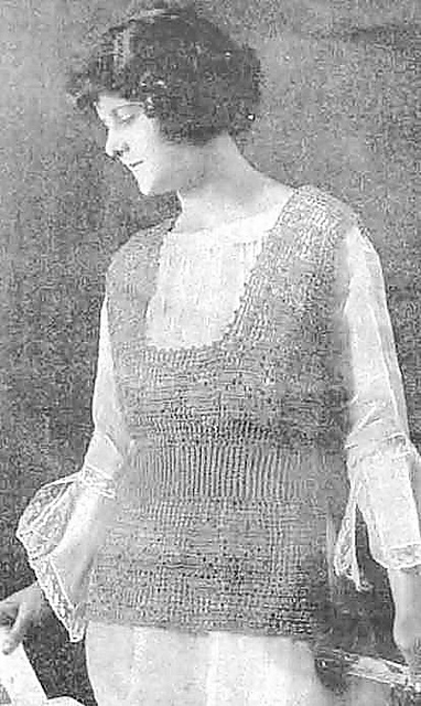 Filet Sleeveless Sweater