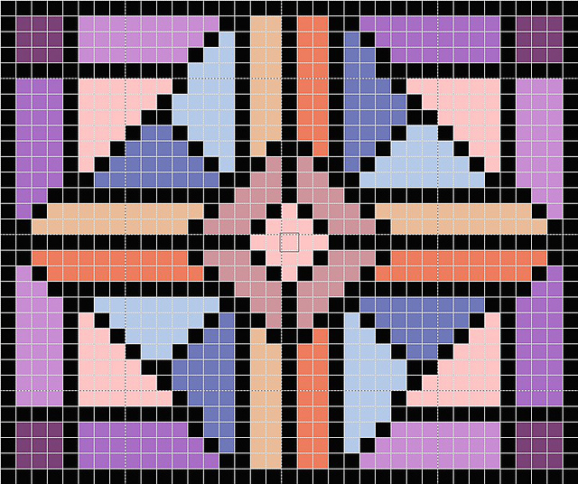Stained Glass Window Bedspread #1