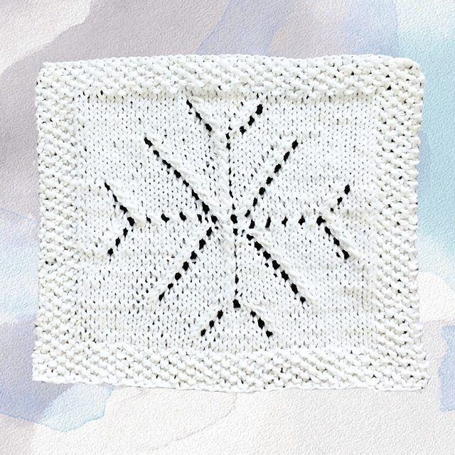 Lacy Snowflake Dishcloth