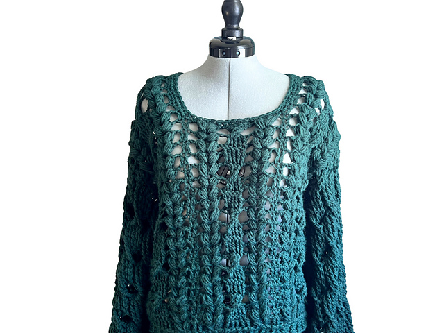 Emerald Pines Chunky Cable Sweater