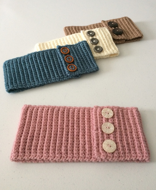 Rosewater ear warmer