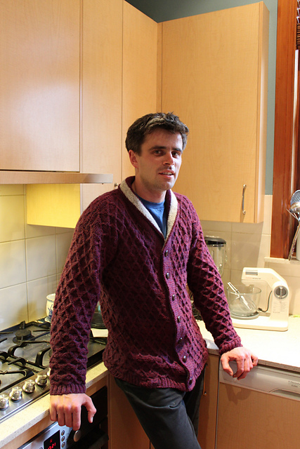 Lattice and Hollow Cardigan