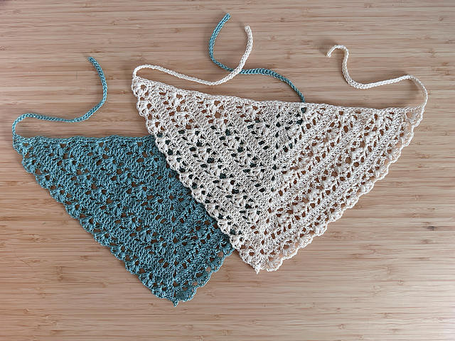 Lace Flower Bandana