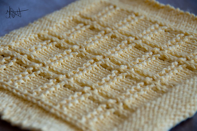 Faux Plaid Dishcloth