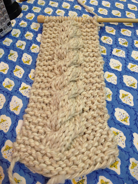 Easy Cable Scarf