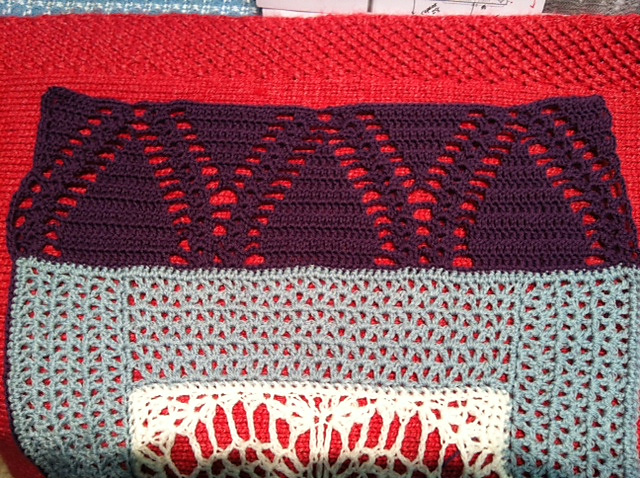Chakra Petals -- 2012 CAL Afghan