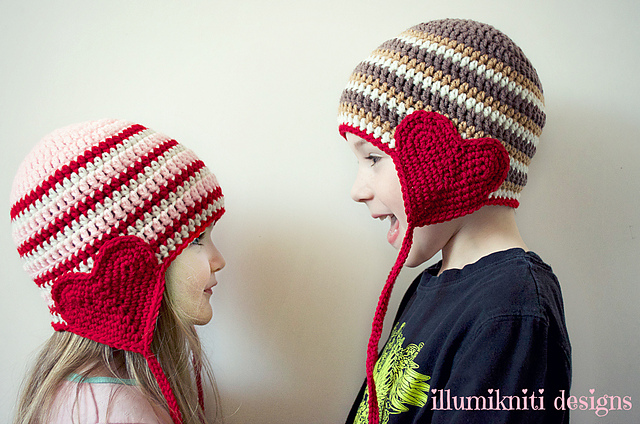 Lovey Dovey Valentine Hat Crochet