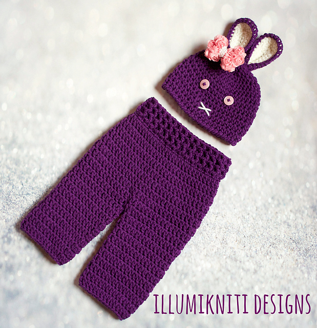 Baby Bunny Photography Prop Set