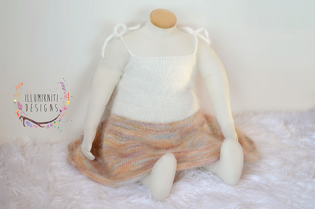 Ella Angora Sitter Dress Photography Prop