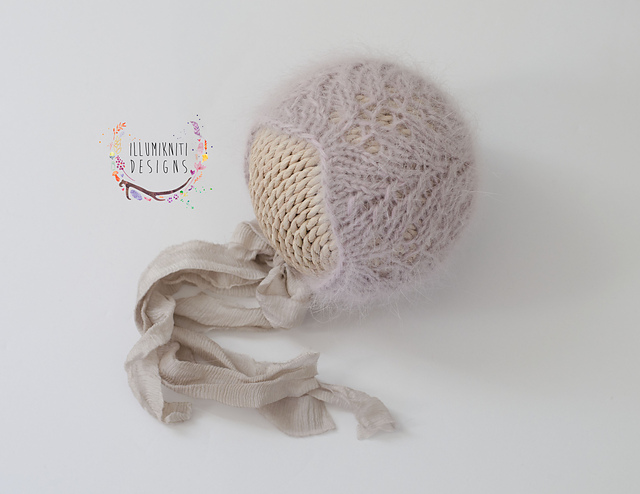 Fern Lace Newborn Bonnet