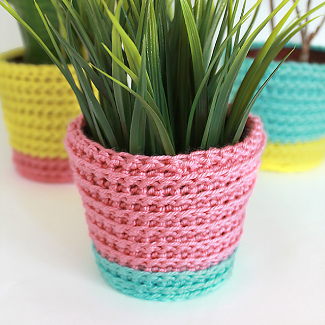 Summer Sherbet Planter Cover