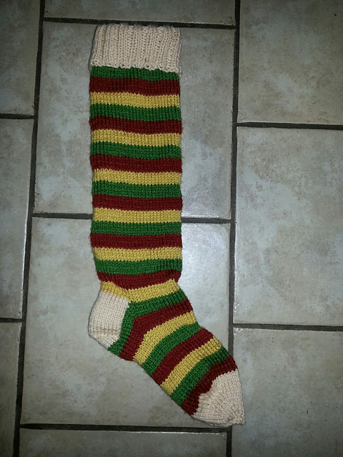 #09  A Striped Stocking