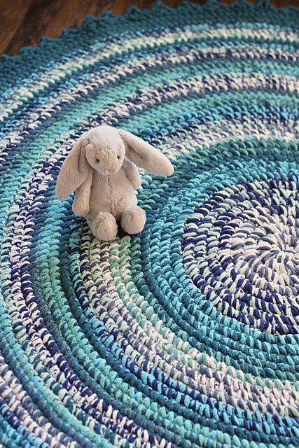 Ravelry: Tummy Time Nursery Rug pattern by Brooke Cassell