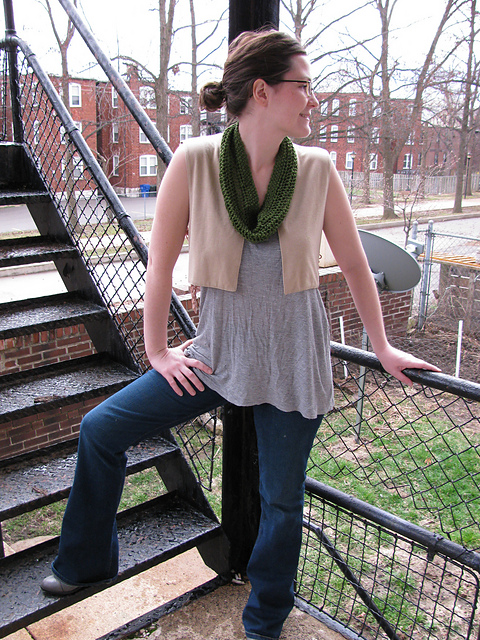 Turkish Lace Tube Cowl