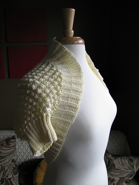 Popcorn Lace Shrug