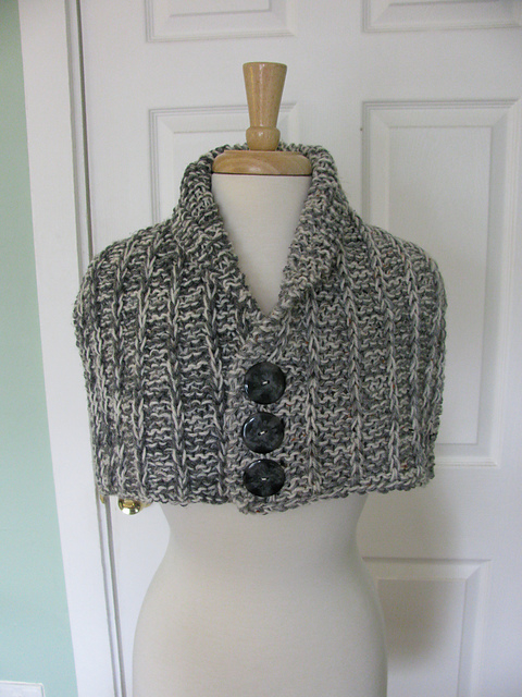 Convertible Slip Stitch Cowl Hood