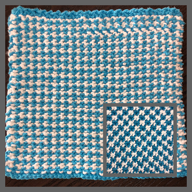 KB003 Waves Dishcloth