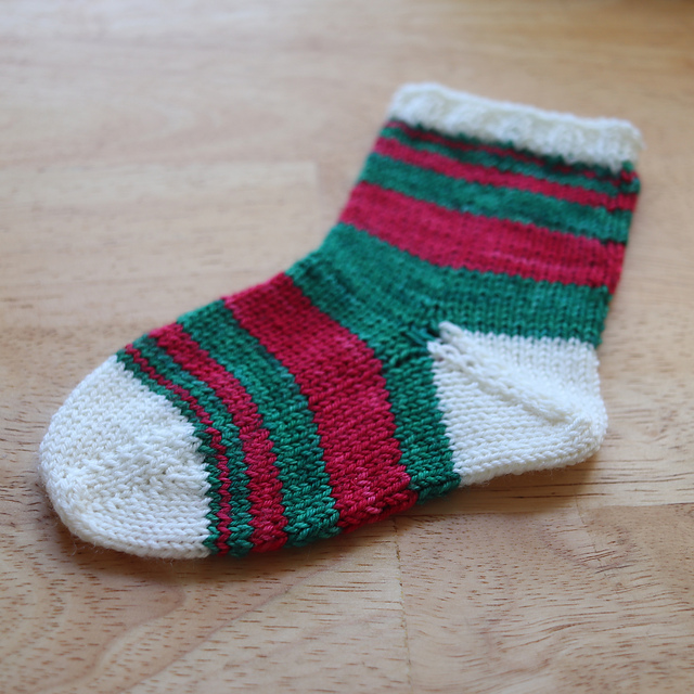 Tiny Striped Stocking