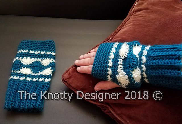 Reflections Fingerless Gloves