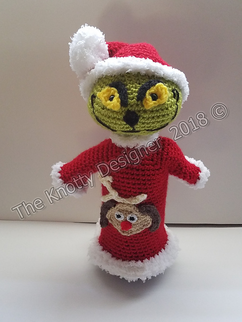 Grinch Bottle Cozy