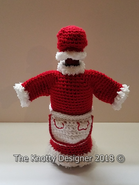 Mrs. Santa Claus Bottle Cozy