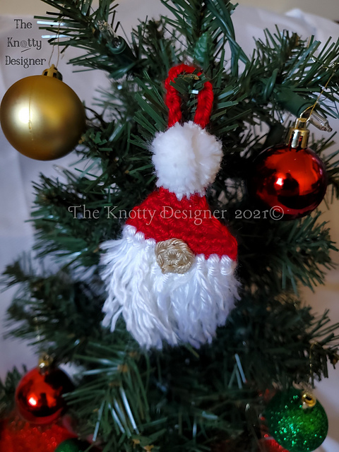 Santa Gnome Ornament