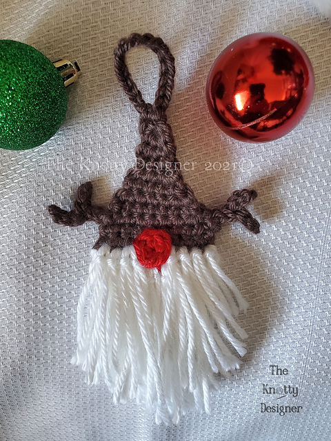 Reindeer Gnome Ornament