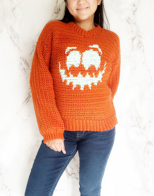 Pumpkin Face Sweater