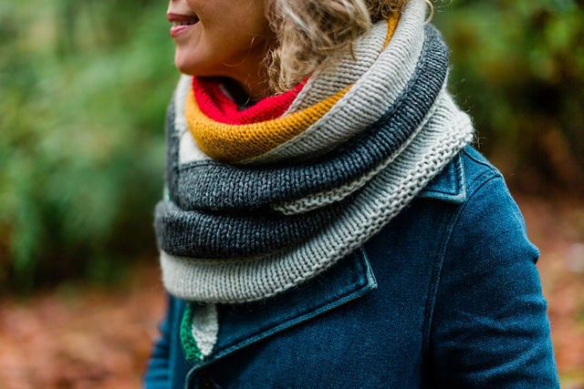 Red Jammer Shawl