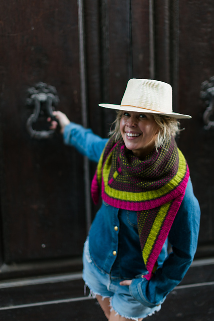 Hip To Be Square Shawl