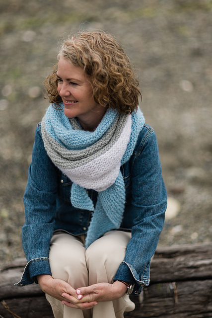 Colorblock A Plenty Shawl
