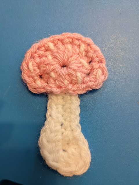 Yarnbuster Mushroom Applique