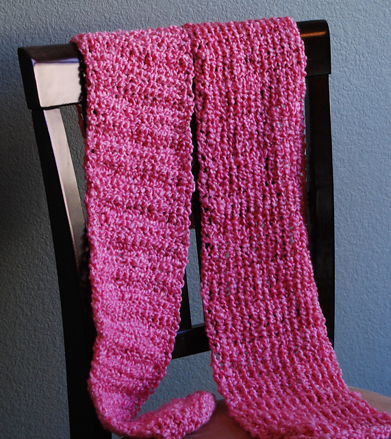 One Skein Tunisian Scarf