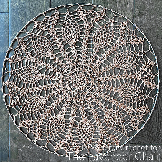 Ravelry: Pineapple Lace Mandala Wall Hanging pattern by Dorianna