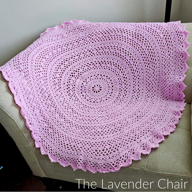 Chrysanthemum Circular Blanket