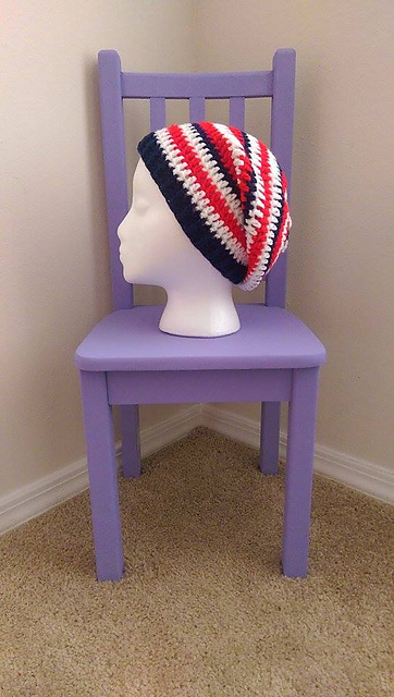 Stars and Stripes Slouchy Beanie