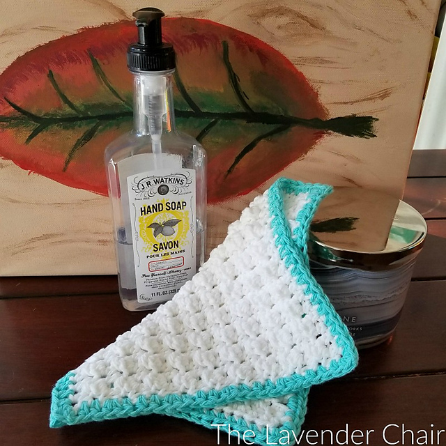 Ocean Breeze Pearlescent Dishcloth