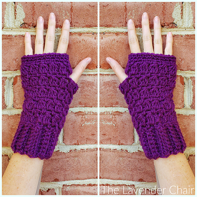 Candace's Cluster Fingerless Gloves