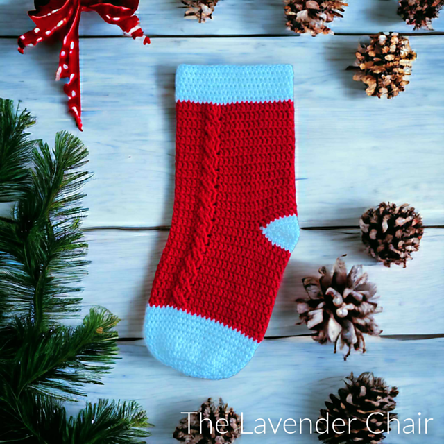 Cabled Stocking