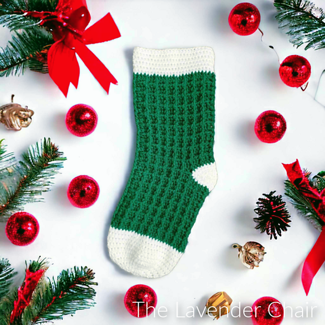 Waffle Stitching Stocking