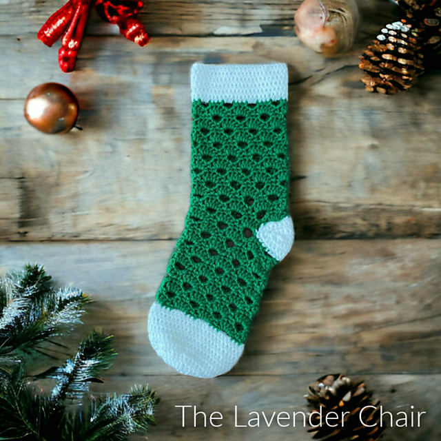 Stacked Shells Stocking