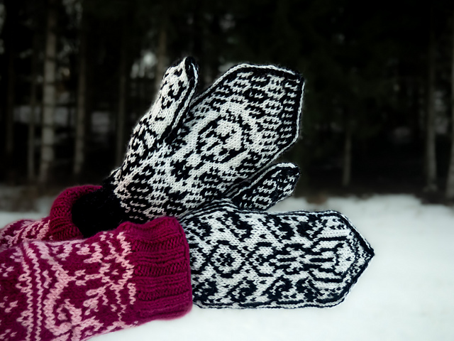 The Salmon Lice Mittens